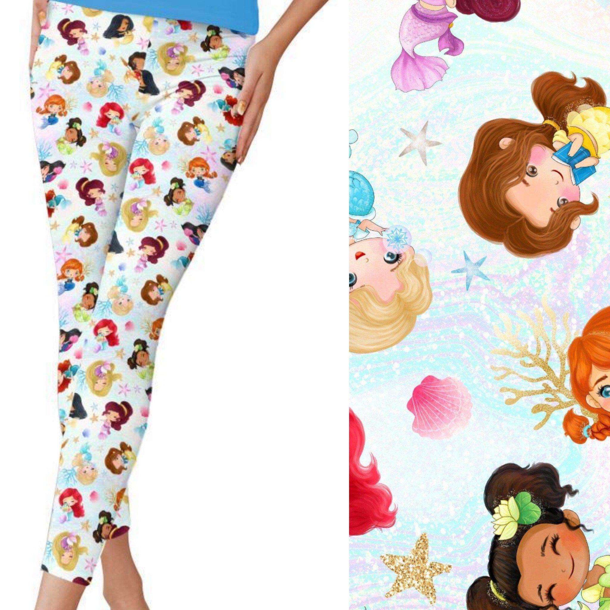 Mermaid leggings child sale uk